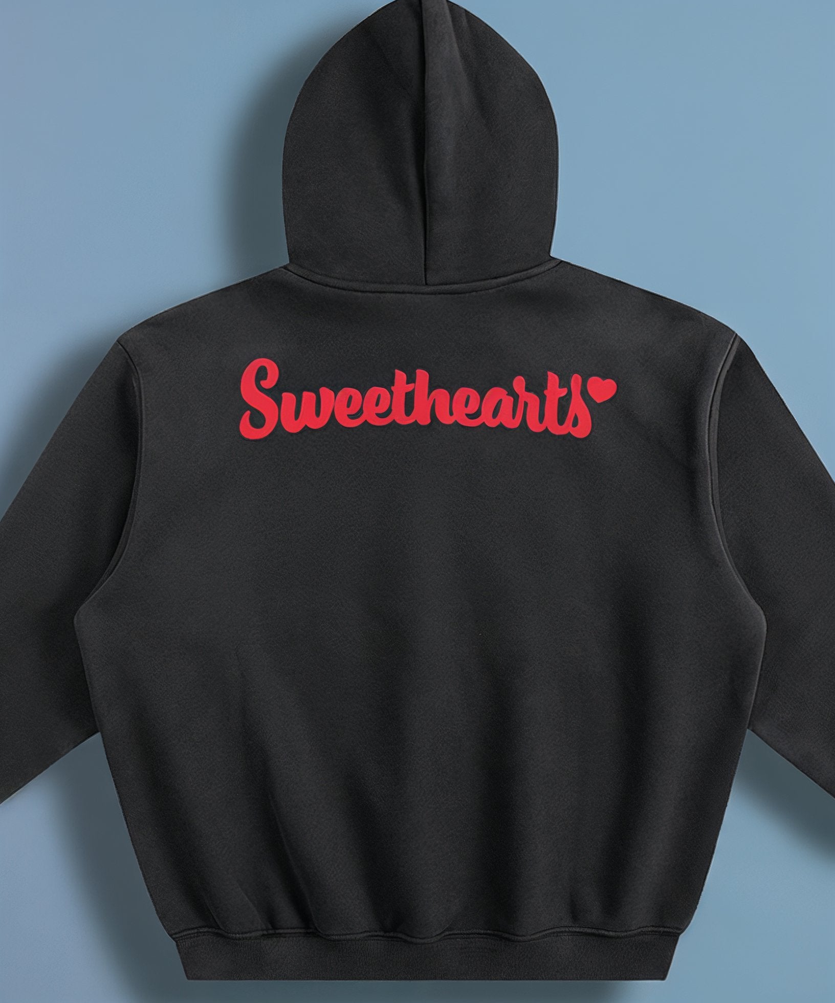 Sweethearts Fleeced Boxy Hoodie – Heart Logo Edition
