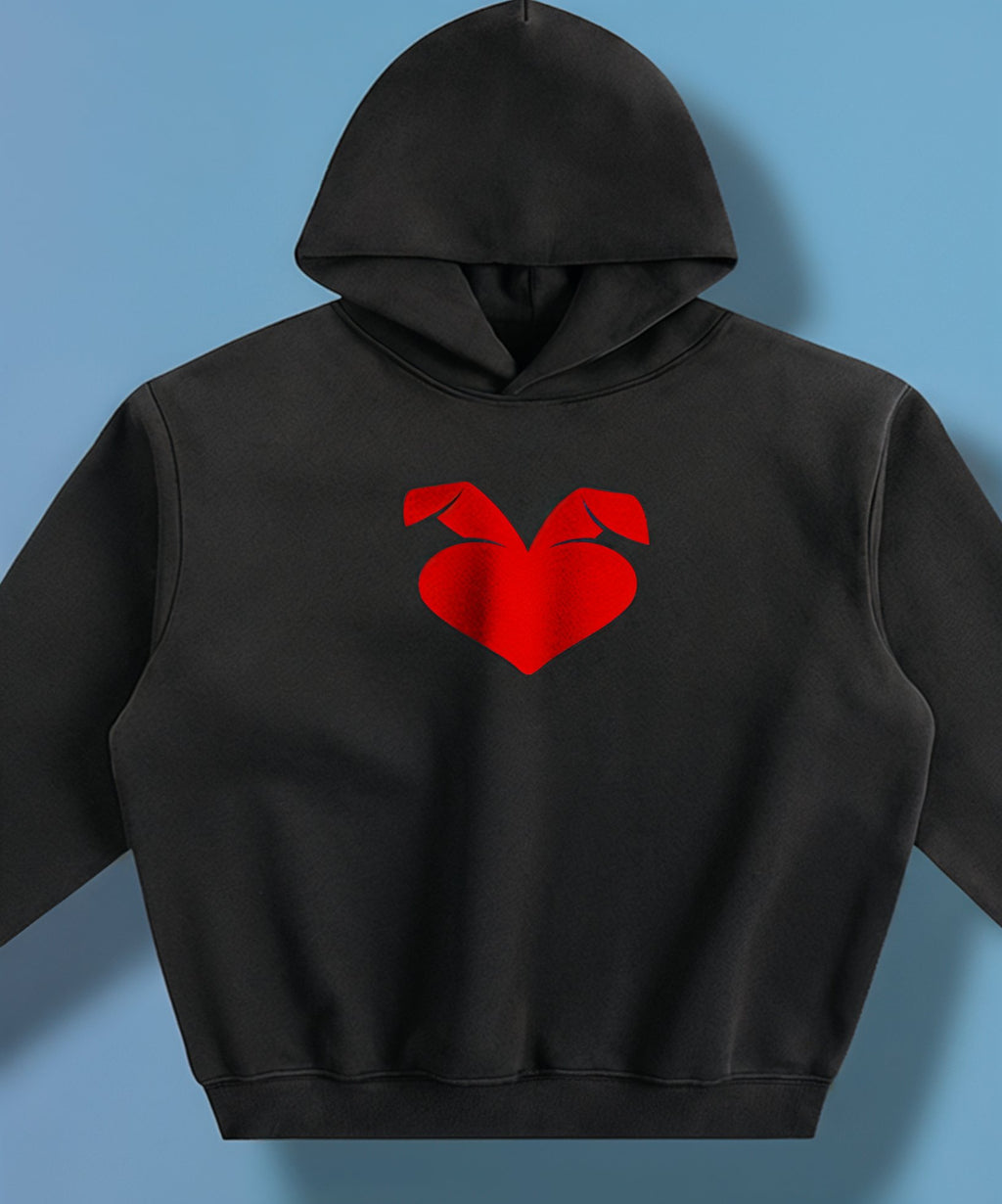 Sweethearts Fleeced Boxy Hoodie – Heart Logo Edition