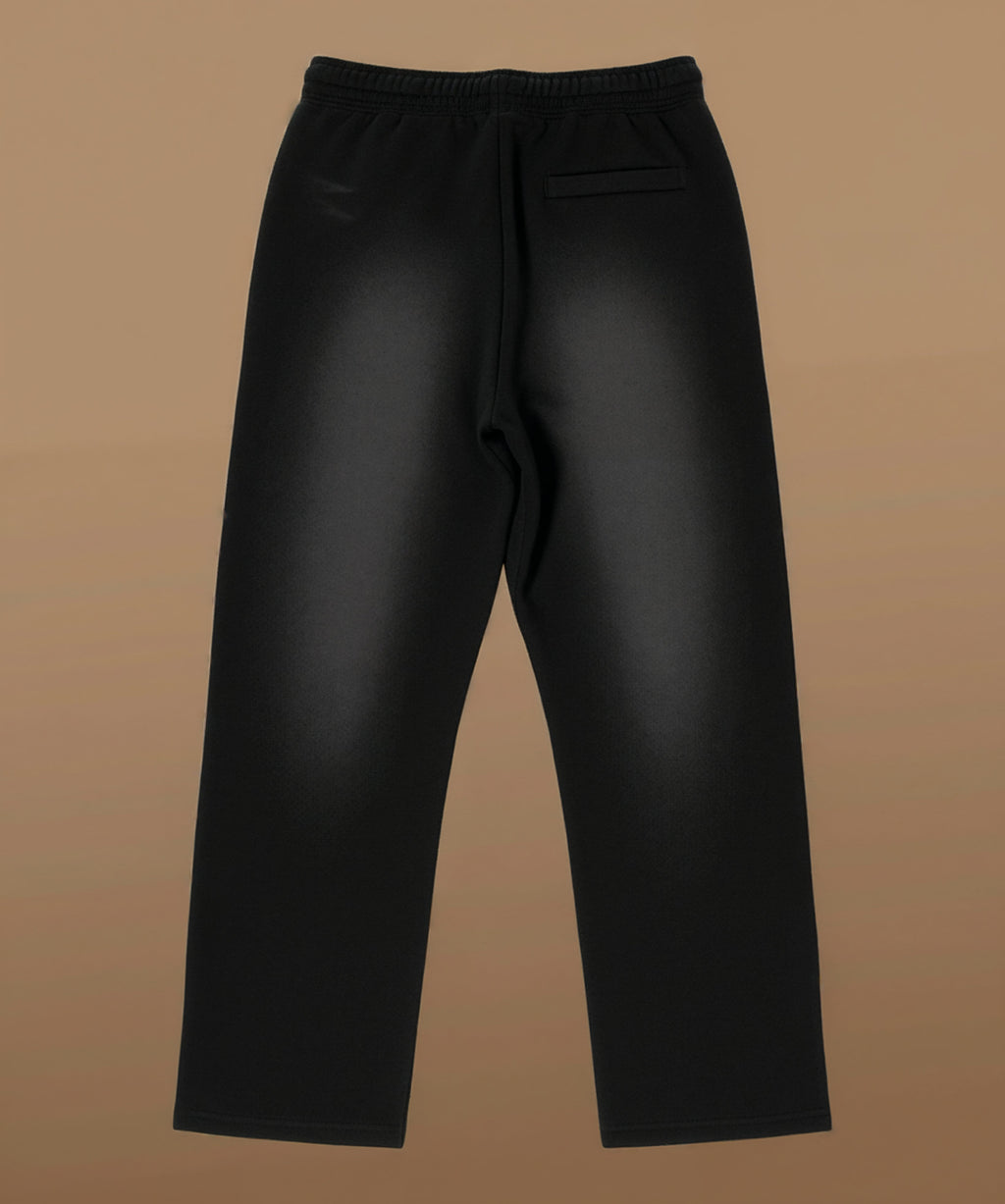 Streetwear-inspired Sweethearts Signature Graffiti Sweatpants in black, back no graphic