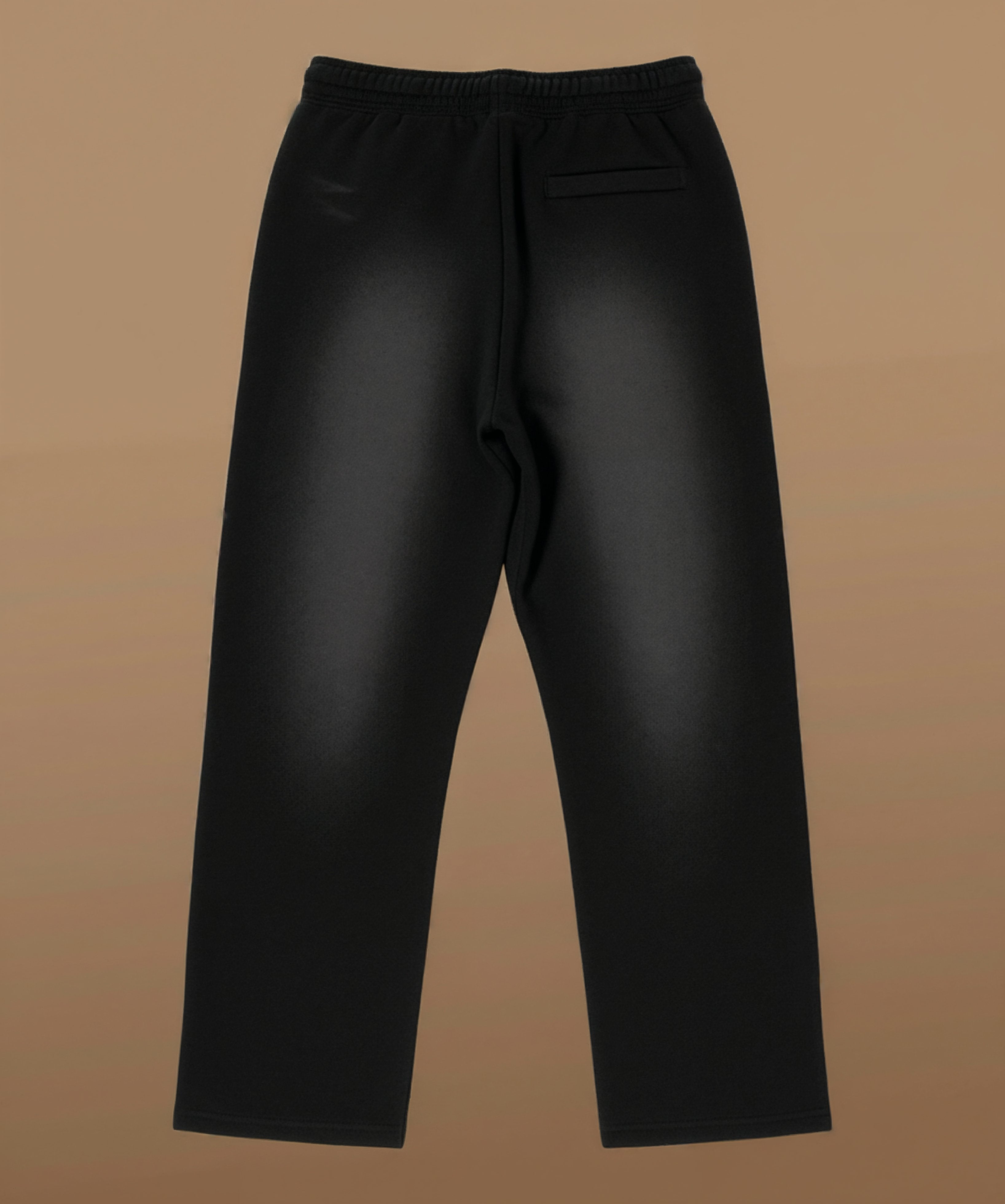 Black Sweethearts Moods sweatpants from Moods Drop collection, back view, no graphic